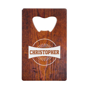 Nom Rustic Wood Retro Logogramme