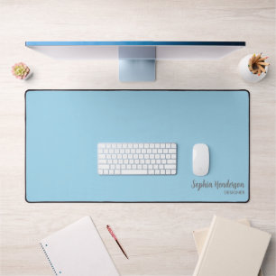 Nom simple Monogramme 2 lignes de texte personnali