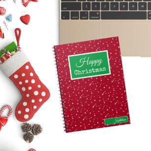 Nom sur UK Happy Christmas Carnet 6.5x 8.75