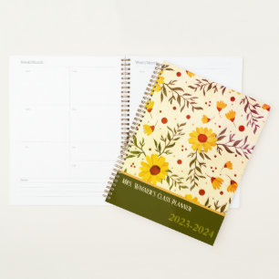 Nom vintage Date Retro Daisy Enseignant Floral