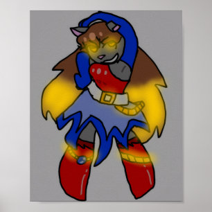 Noma Kai, die Katze Poster