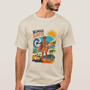 Nomad Surfer Beach Typ T-Shirt