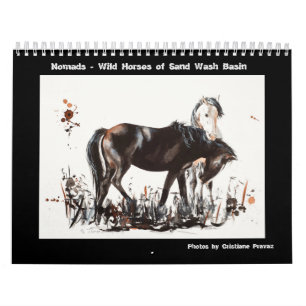 Nomaden - Sandwaschbecken - Wilde Pferde Kalender