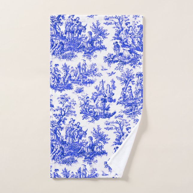 NOMADESAUSTRALIENS Französisches Royal Blue Jouy D Handtuch (Handtuch)