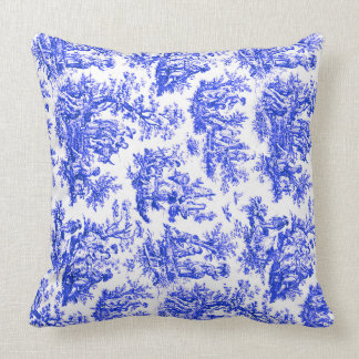 NOMADESAUSTRALIENS Französisches Royal Blue Jouy D Kissen