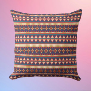 Nomadic Threads   Aztec-Muster-Wurfkissen Kissen