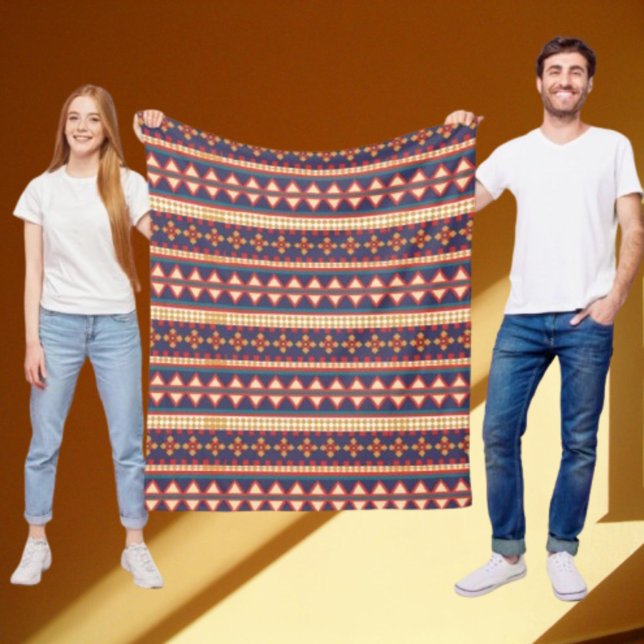 Nomadische Threads | Aztec Muster Fleece Blanket (Von Creator hochgeladen)