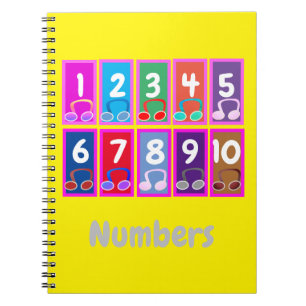 Nombre 1 à 10 Carnet mathématique précoce