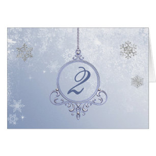 Nombre bleu élégant de Tableau de réception de