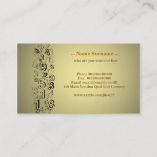 nombre carte de visite