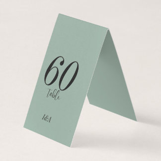 Nombres de calligraphie élégants noirs sur vert sa