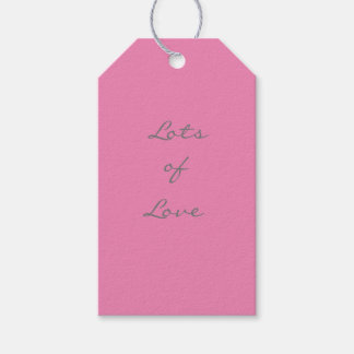 Nombreuses Étiquettes Cadeaux Love