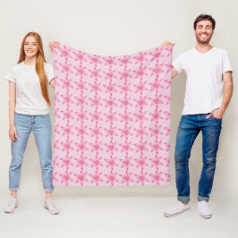 Nombreuses Fleurs Vibrantes Couverture en polaire