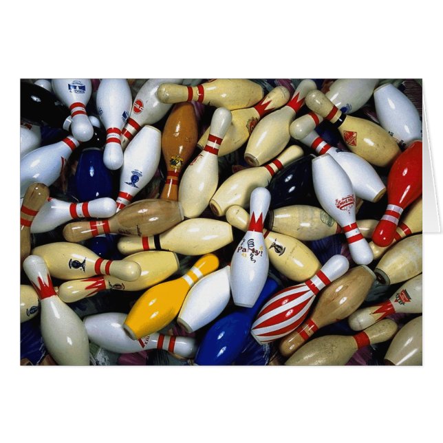 Nombreux casiers de Bowling (Devant horizontal)