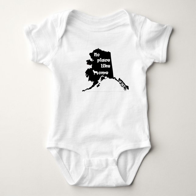 Nome Alaska Baby-Kleidung Baby Strampler (Vorderseite)
