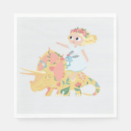 Nomi & Brave Ride Triceratops Serviette