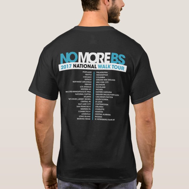 #NOMOREBS T - Shirt WEG Ausflug (Rückseite)
