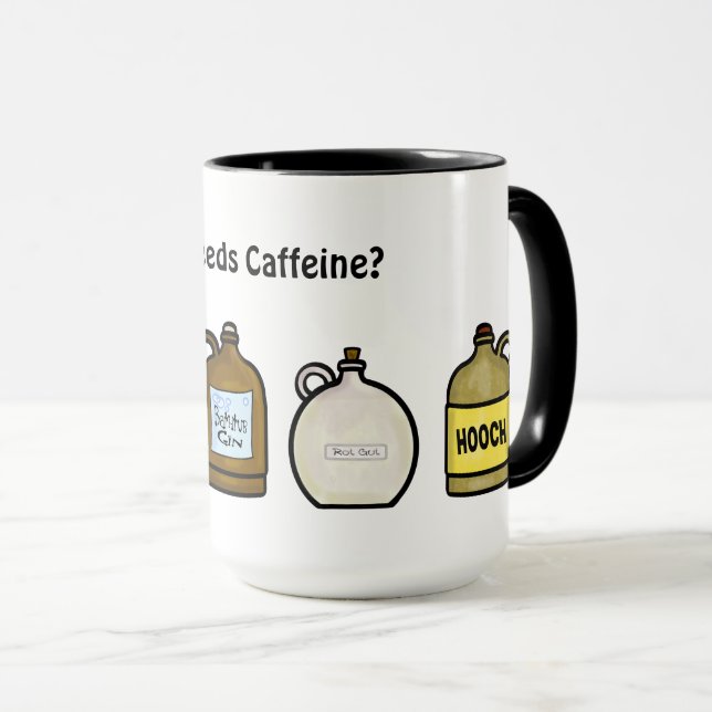 Noms de la lune sur Jugs Coffee Mug (Devant droit)