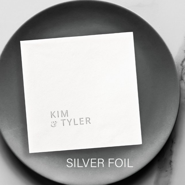 Noms de mariée et de mariée simple typographie mar (Créateur téléchargé)