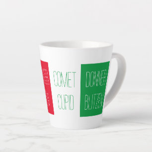 NOMS DU RÉINDEUR Latte Mug