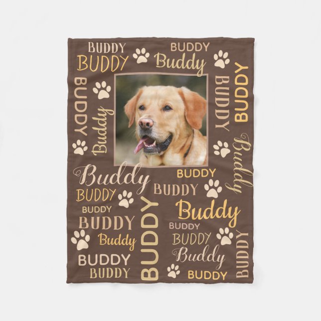 Noms photo personnalisés | Couverture Brown pour c (Devant)