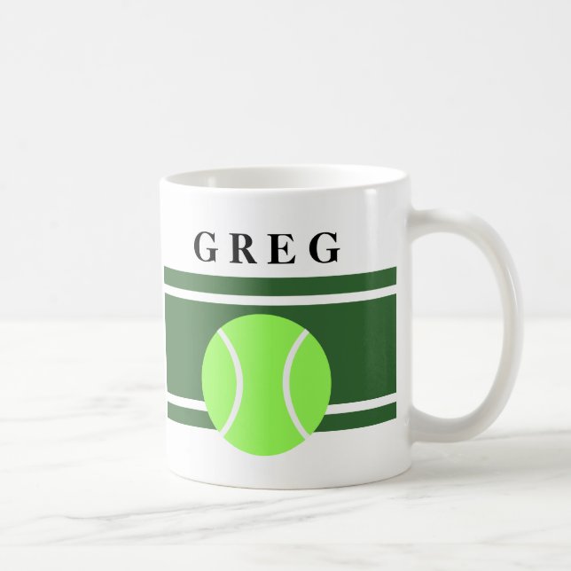 Noms sur des tasses de tennis (Droite)