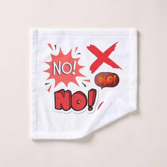 Non! (Gant de toilette)