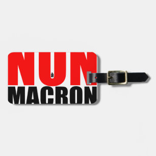 NON à MACRON Gepäckanhänger