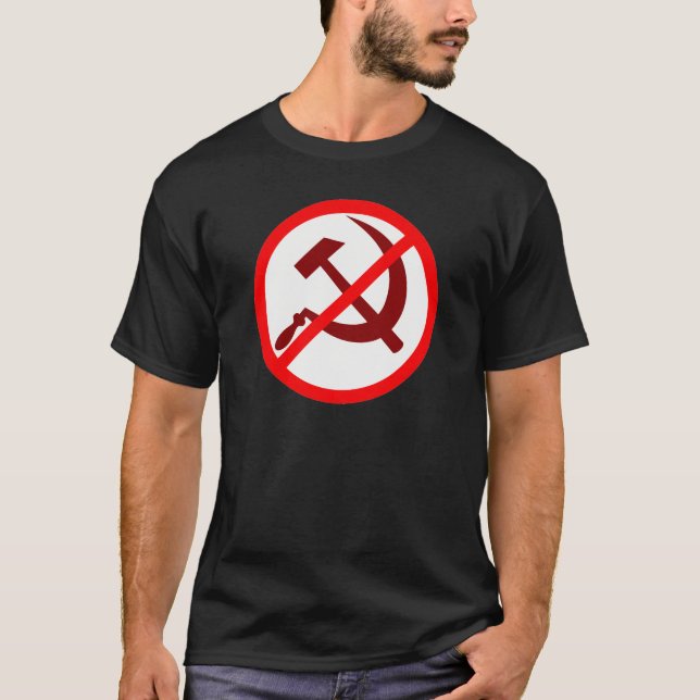 NON AU T-shirt anti-communisme (Devant)