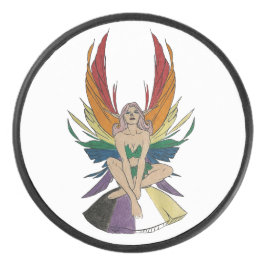 Non-binary Faerie Eishockey Puck