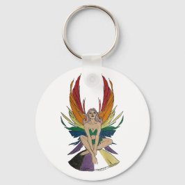 Non-binary Faerie Schlüsselanhänger