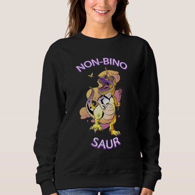 Non Binary Gender Non Binary Flag 6 Sweatshirt (Vorderseite)