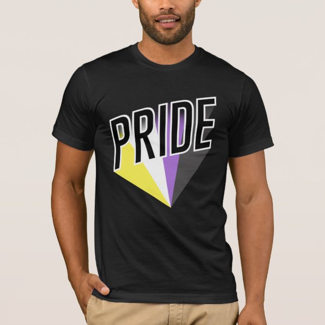 Non-Binary-Pride-T - Shirt (Vorderseite)