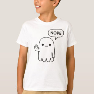 Non Fantôme T-shirt drôle et minimal pour enfant