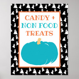 Non-Food-Leckereien Aquamarine KürbisHalloween-All Poster