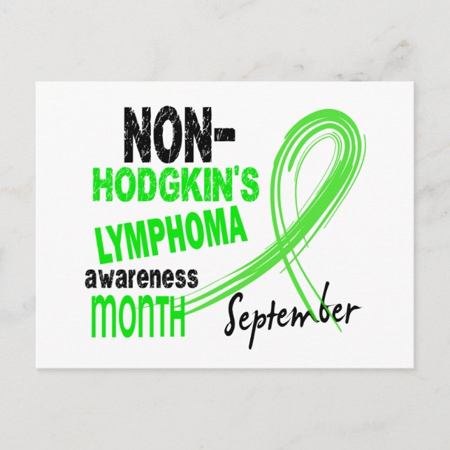 Non-Hodgkin-Lymphom-Aufklärungsmonat Postkarte (Vorderseite)