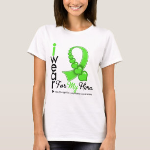 Non-Hodgkin-Lymphom Ich trage Limettengrün HERO T-Shirt