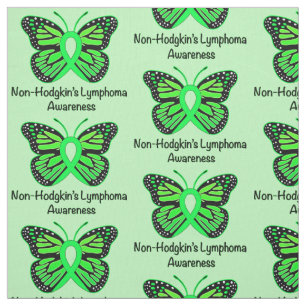 Non-Hodgkin-Lymphom-Schmetterling der Hoffnung Stoff