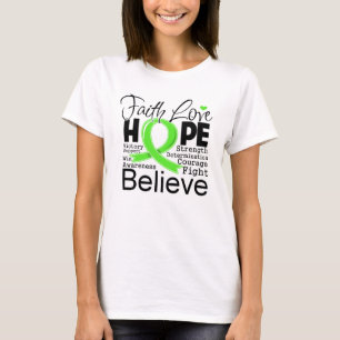 Non-Hodgkin-Lymphom Typografischer Glaube Liebe Ho T-Shirt