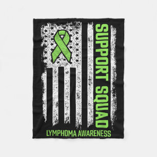 Non-hodgkin-Lymphom-Unterstützung Squad Lymphoma C Fleecedecke
