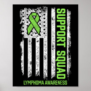 Non-hodgkin-Lymphom-Unterstützung Squad Lymphoma C Poster