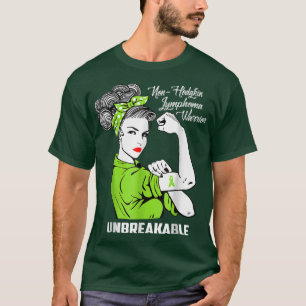 Non-hodgkin Lymphoma Warrior T-Shirt Unzerbrechlic