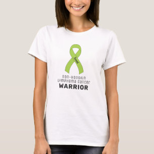 Non-Hodgkin Lyphoma Ribbon Weißer T - Shirt