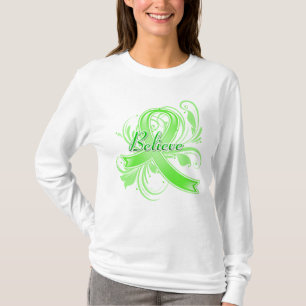 Non-Hodgkins Lymphom glauben blühen Band T-Shirt