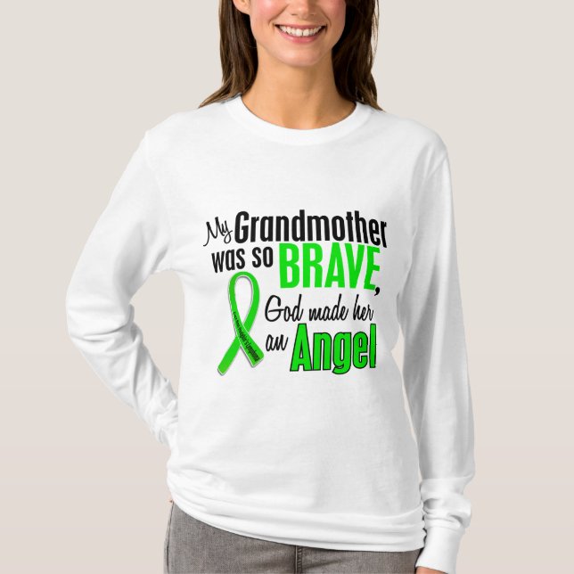 Non-Hodgkins Lymphom-Großmutter des Engels-1 T-Shirt (Vorderseite)