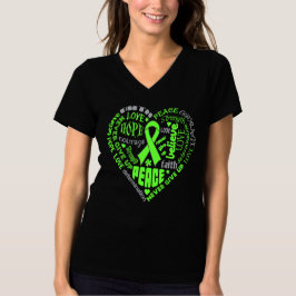Non-Hodgkins Lymphom Herzwörter T-Shirt