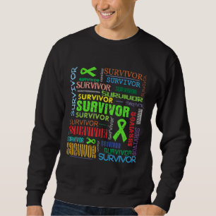 Non-Hodgkins Lymphom-Überlebender Collage.png Sweatshirt