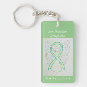 Non-Hodgkins Lymphoma Awareness Ribbon Schlüsselan Schlüsselanhänger