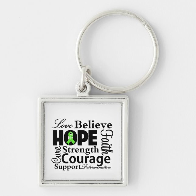 Non-Hodgkins Lymphoma Collage of Hope Schlüsselanhänger (Vorne)