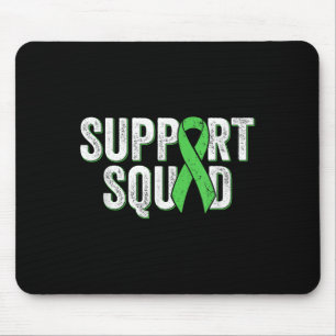Non-hodgkins Lymphoma Support Squad - Lime Green A Mousepad